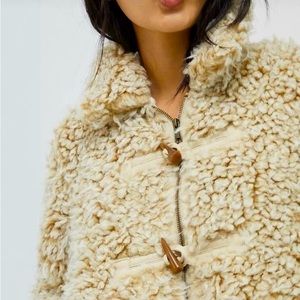 Anthropologie Brenna Fur Coat